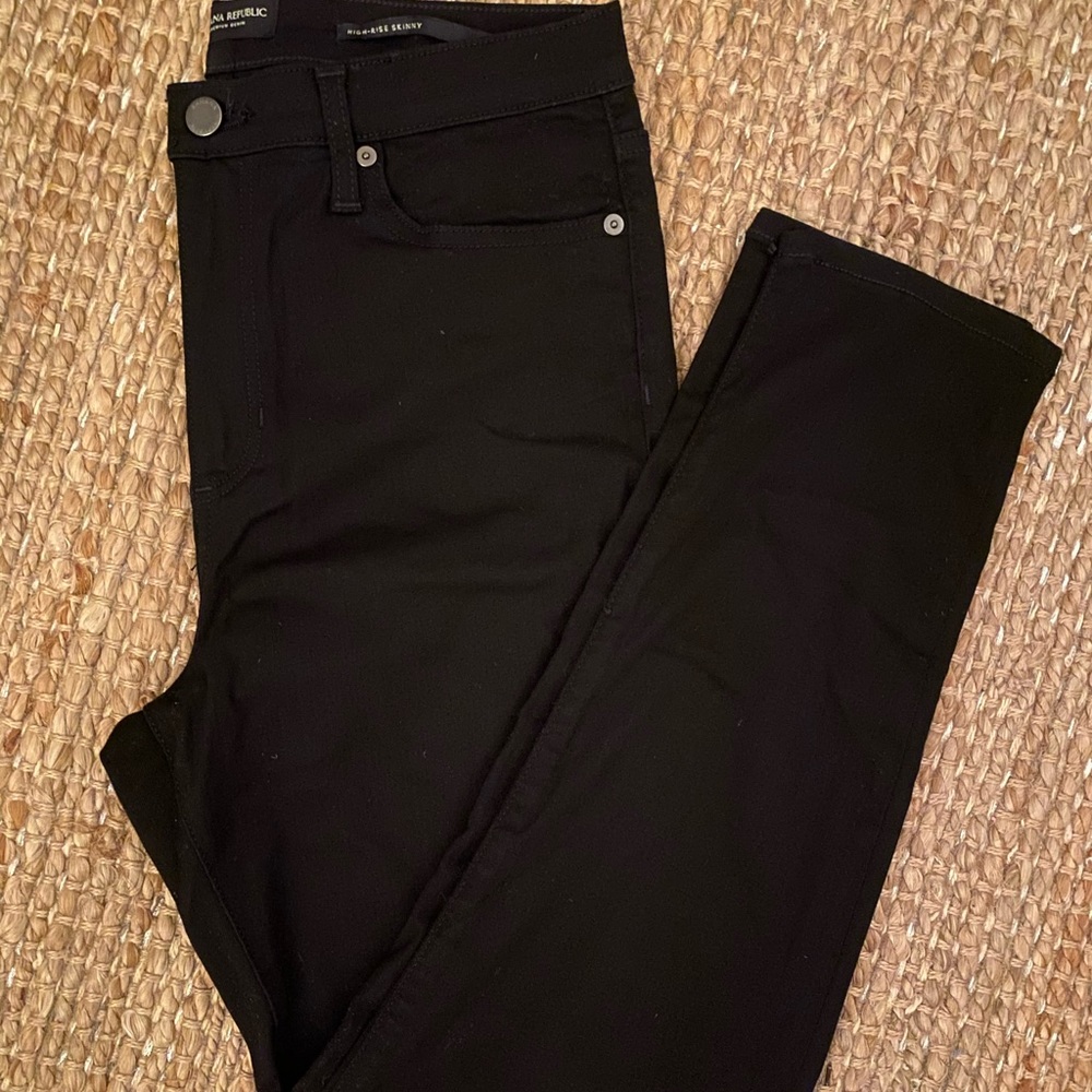 Banana Republic High Rise Skinny Ankle Jeans